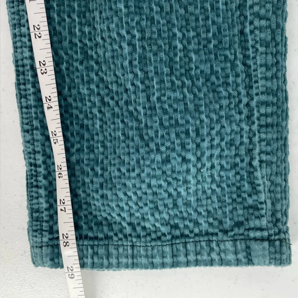 BDG Aqua Wide Ribbed Corduroy Pockets High Rise Baggy Cotton Blend Pants Casual - Picture 9 of 11